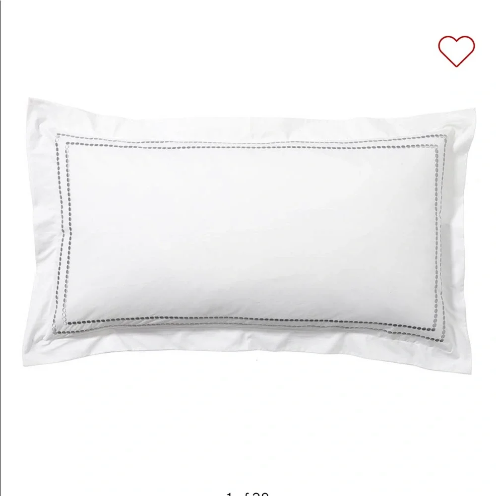 Pottery Barn Pearl Organic Percale King Sham